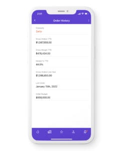 Spiro.AI Mobile App Order History